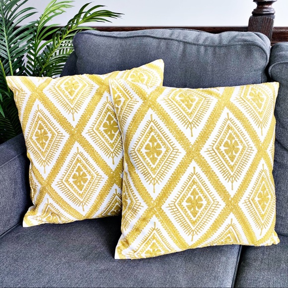 Accents New2 Farmhouse Embroidered Pillow Cover Poshmark